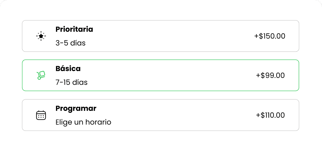 Calculadora de Envíos