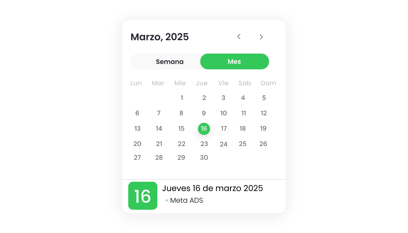Calendario de contenidos