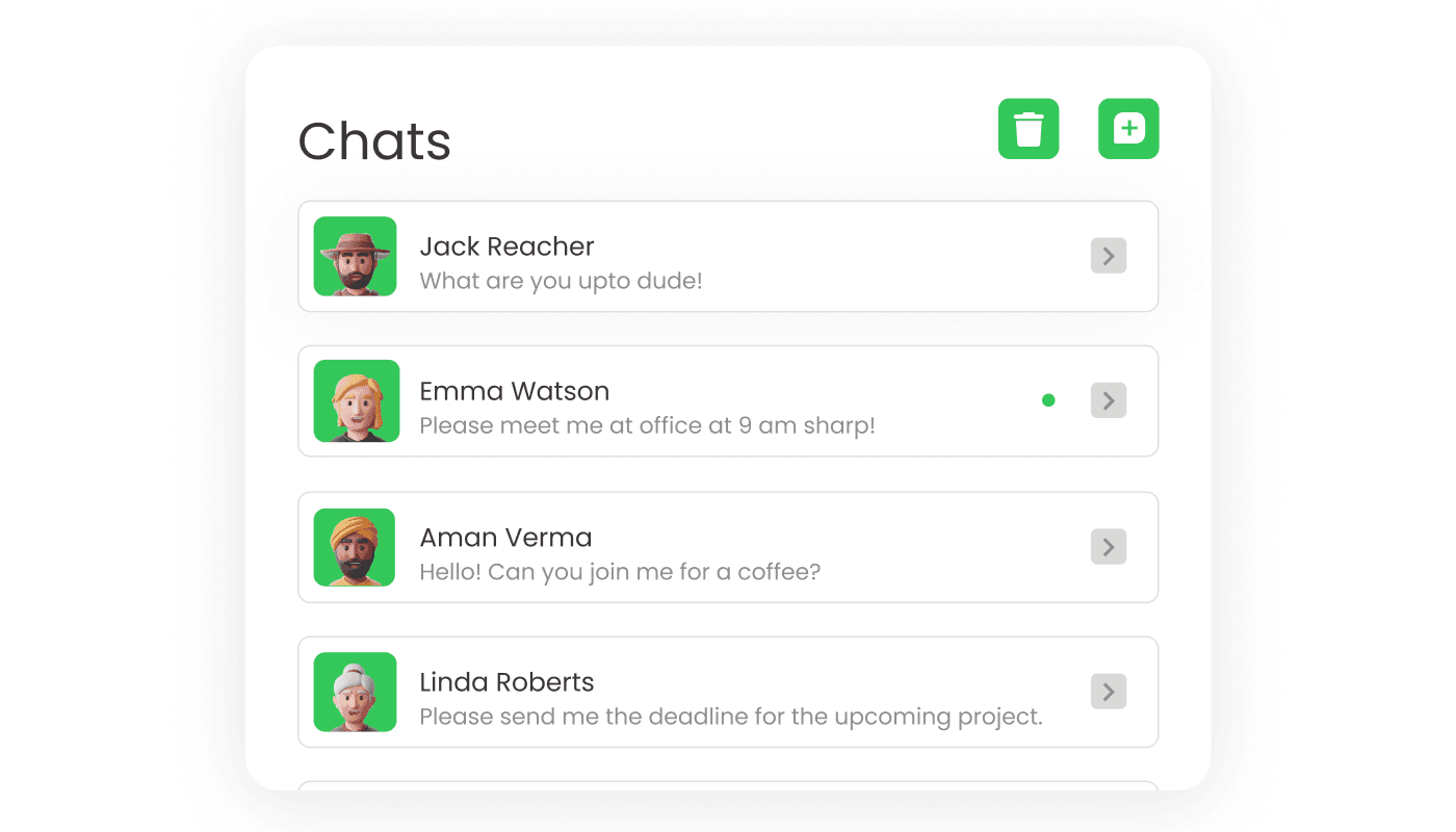 CRM (Panel de chats)