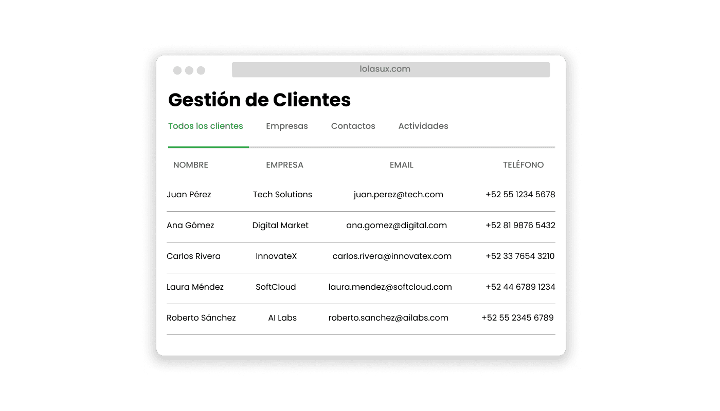 Sistema de seguimiento a clientes (CRM)